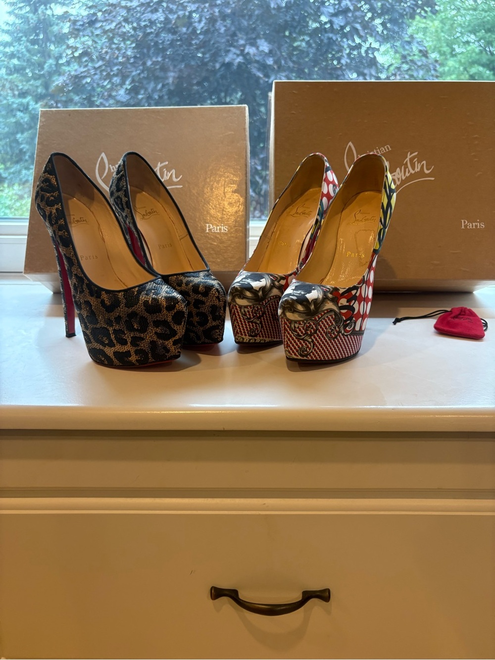 Bundle! 2 pairs Christian Louboutin Lady Daffodiles - size 8